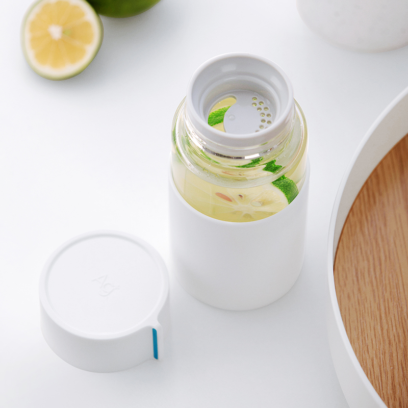 Anbers Antimicrobial Borosilicate Glass Bottle 